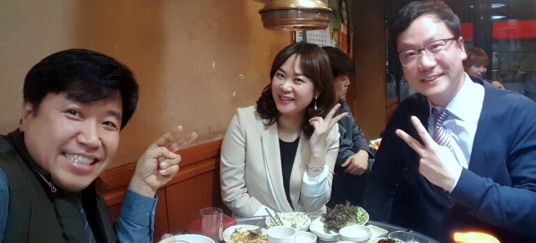 VYON화장품 대표님과 이사님